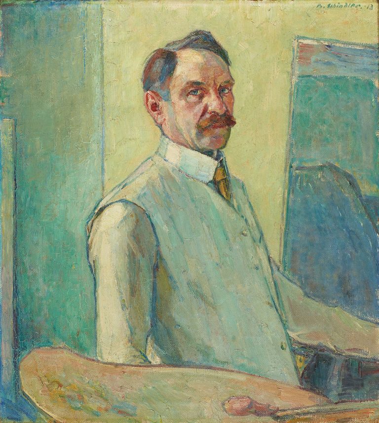 Selbstportrait (1913) Theodor Schindler